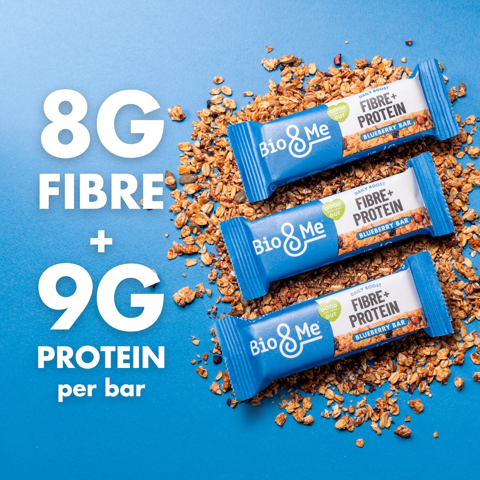image 1 of Bio&Me Protein Oat Bar Blueberry 3x40g