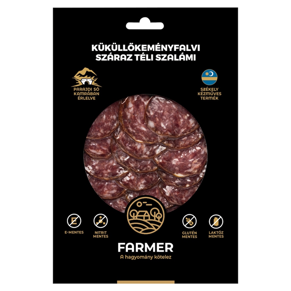 Farmer Küküllőkeményfalvi száraz téli szalámi 100 g