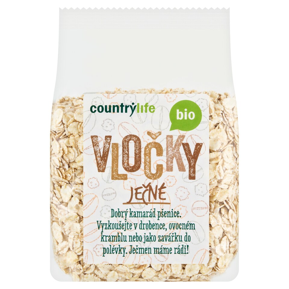 obrázok 1 z Country Life Bio vločky jačmenné 250 g