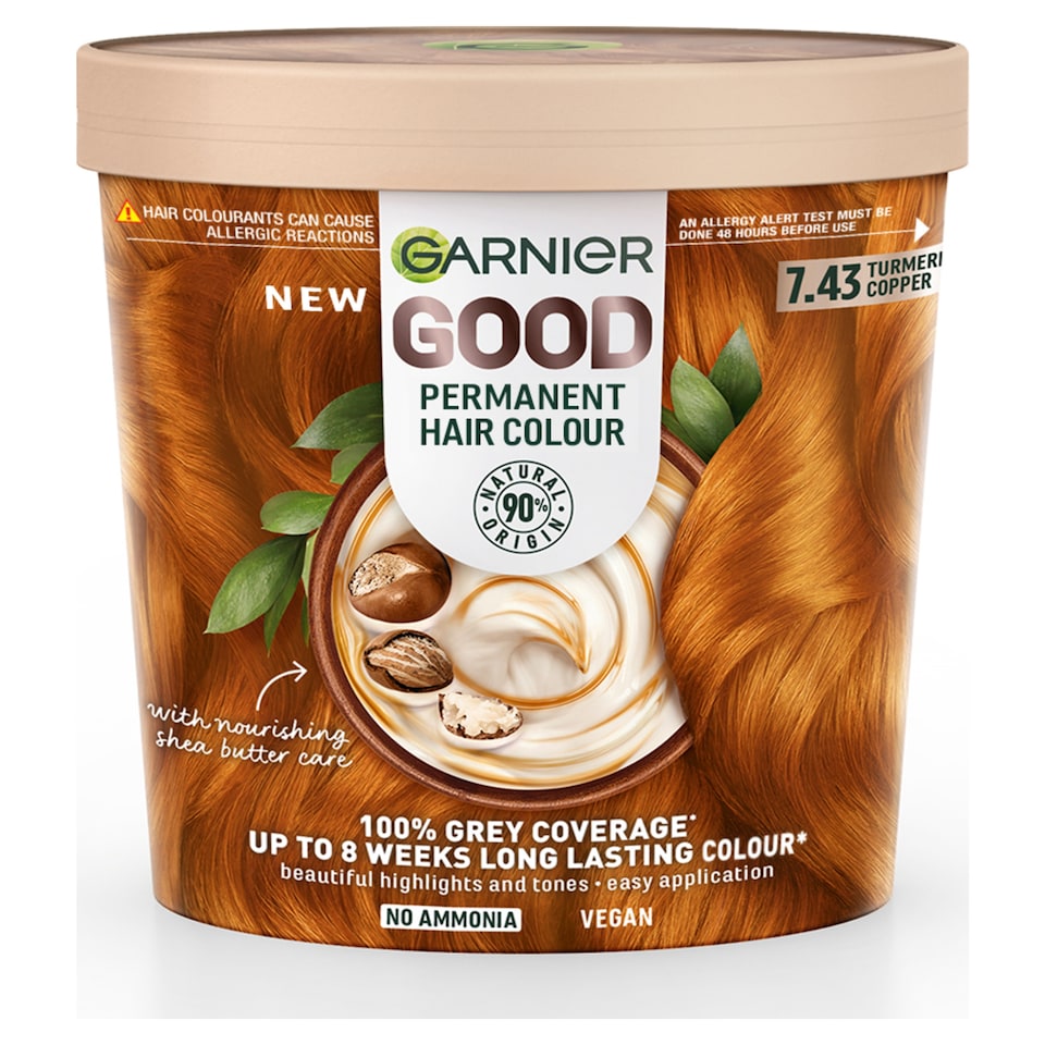 image 1 of Garnier Good Permanent Hair Colour - 7.43 Turmeric Copper
