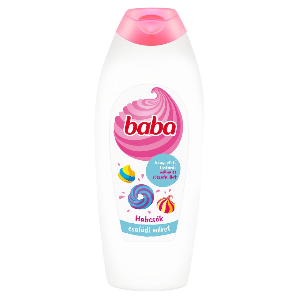 Baba málna és rózsafa illat kényeztető tusfürdő 750 ml