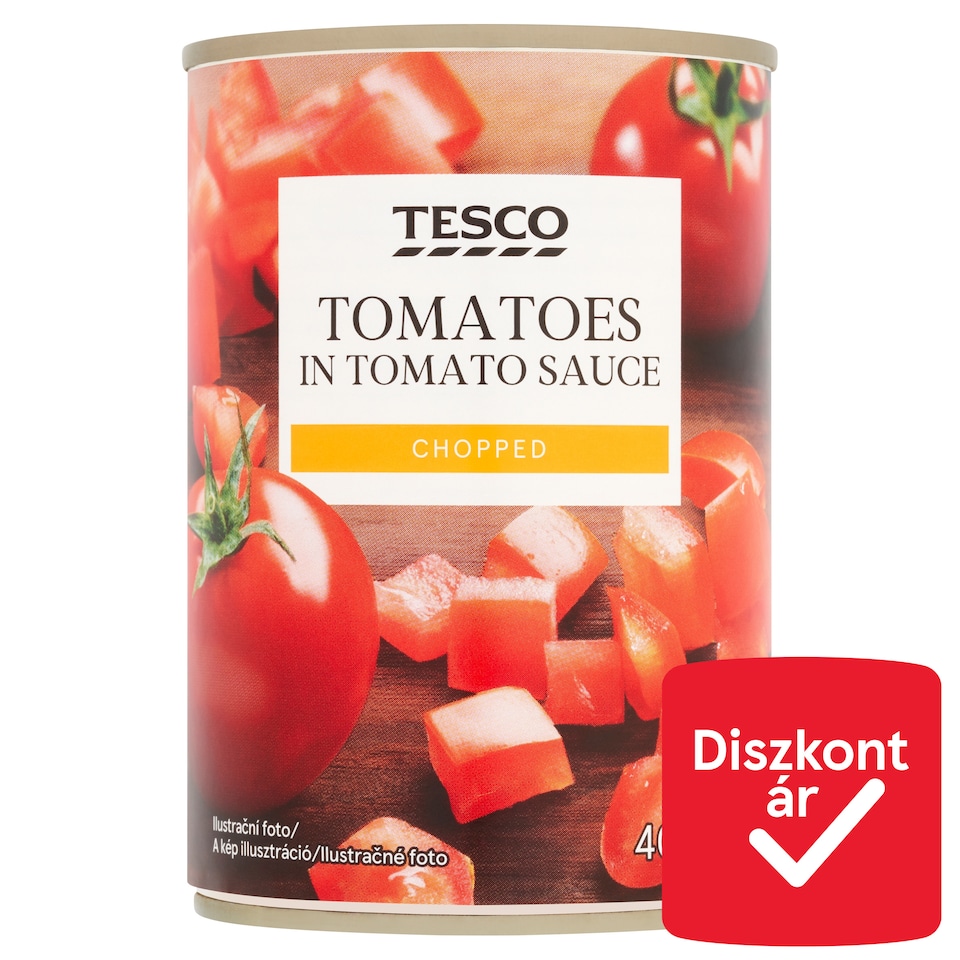 Tesco darabolt paradicsom paradicsomszószban 400 g