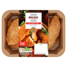 Tesco Breaded Chicken Tenders 320g