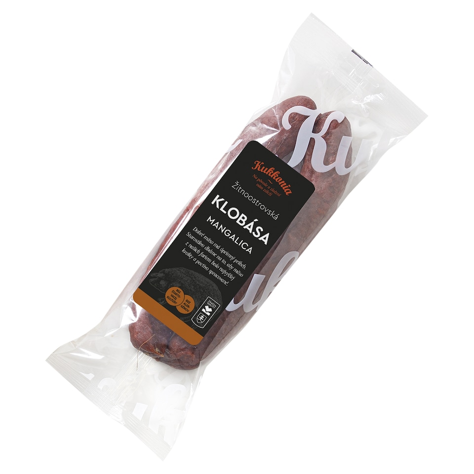 Kukkonia Žitnoostrovská mangalica klobása 0,280 kg