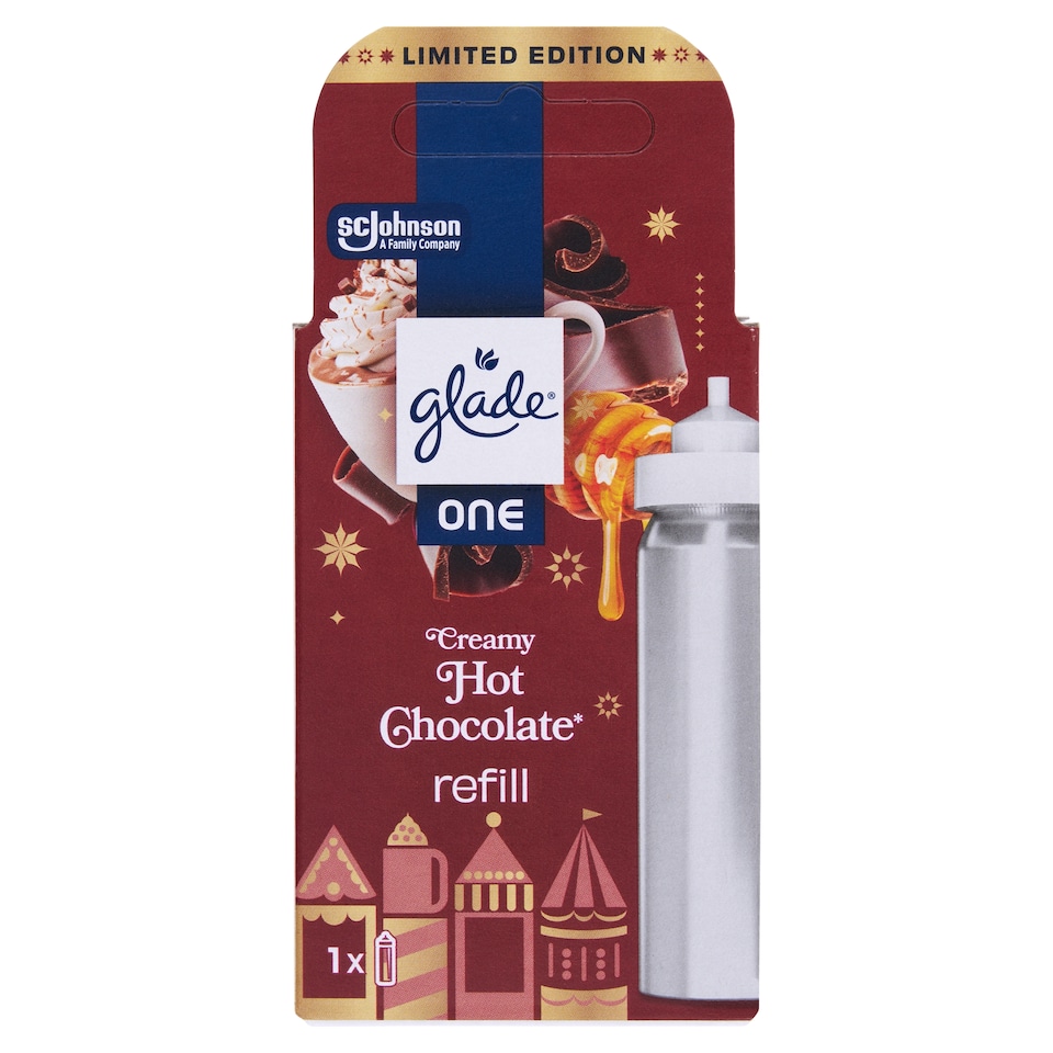 Obrázek 1 pro produkt Glade One Creamy Hot Chocolate náplň do osvěžovače vzduchu 10ml
