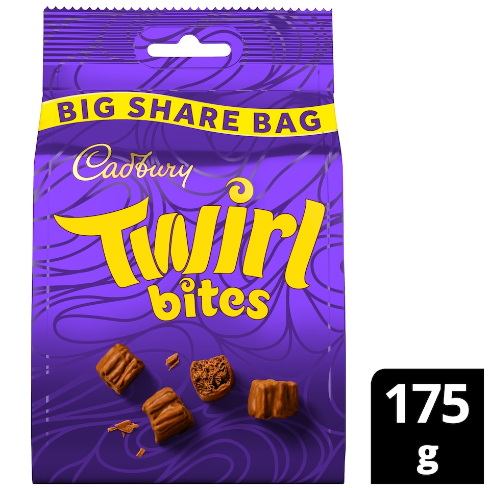 Cadbury Twirl Bites Big Share Bag 175g