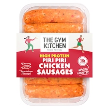 The Gym Kitchen Piri Piri Chicken Sausages 340g
