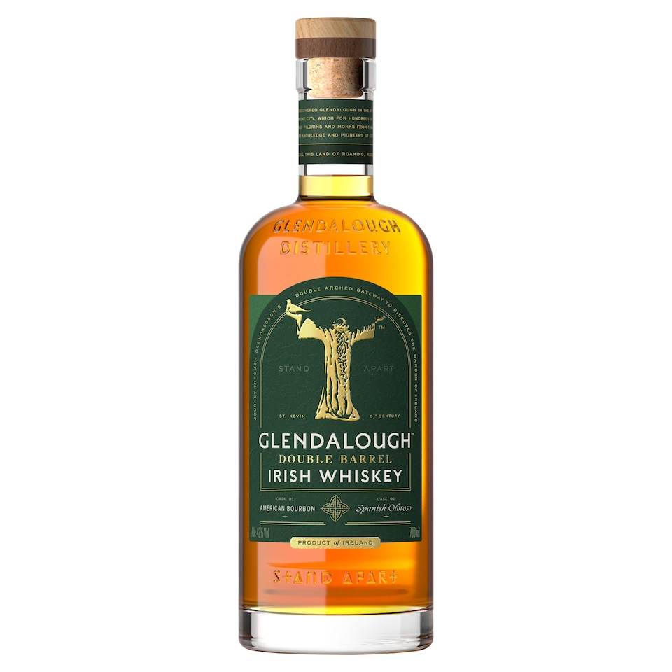 Glendalough Double Barrell Irish Whiskey 70cl