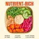 image 2 of Pollen & Grace Mezze Houmous + Rainbow Veg Grain Bowl 275g