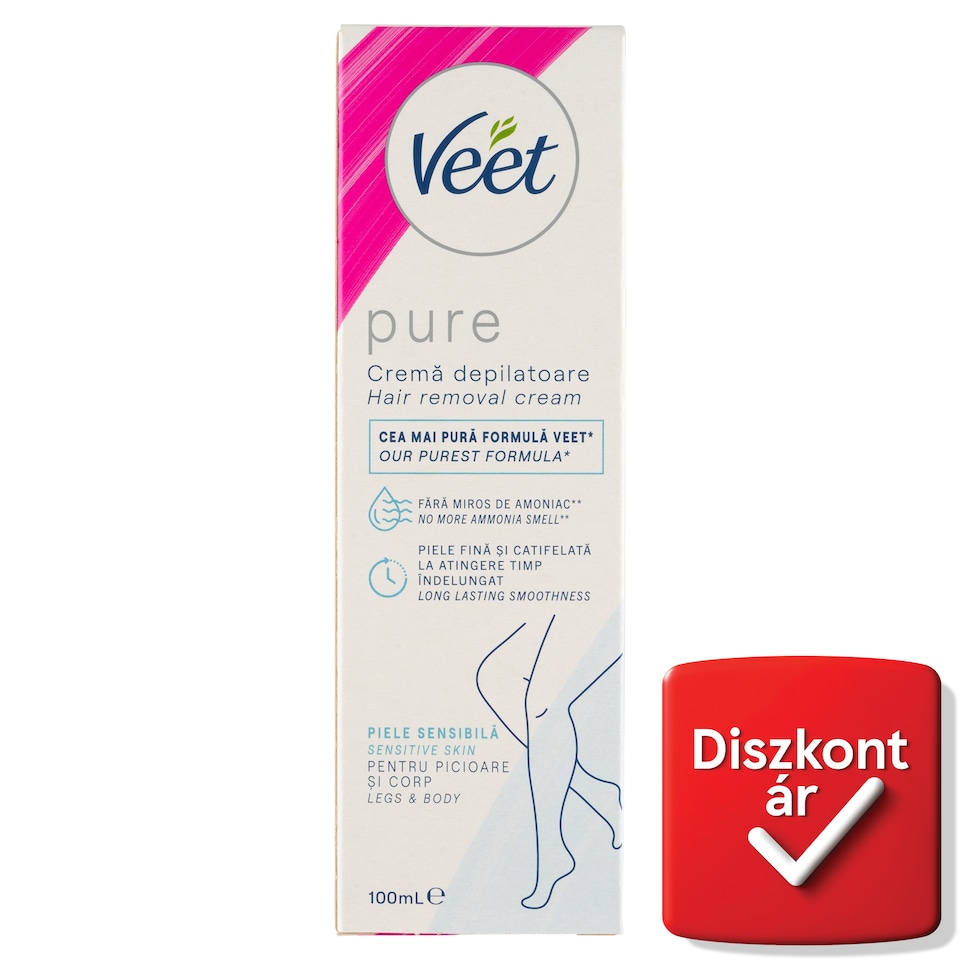 image 1 of Veet Pure Sensitive Skin Hair Removal Cream 100 ml