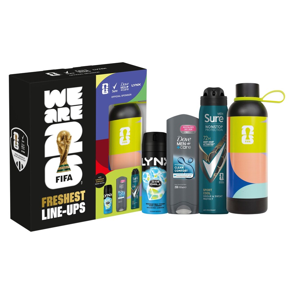 image 1 of Sure FIFA Freshest Line Ups Waterbottle Gift Set For Him