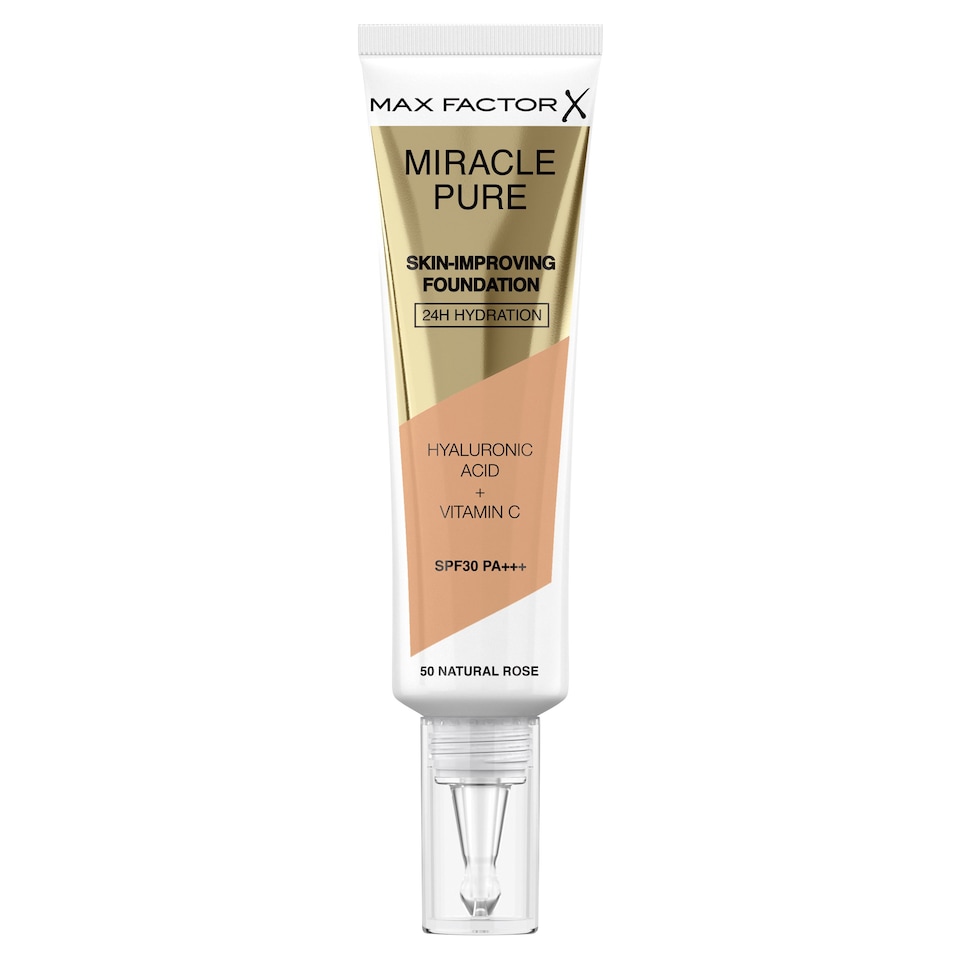 image 1 of Max Factor Miracle Pure Foundation Natural Rose 30Ml