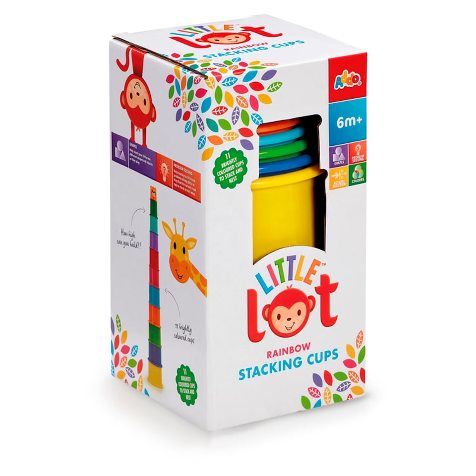 Obrázek 1 pro produkt Addo Little Lot Stohovací kelímky duhové