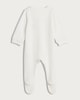 image 2 of Sophie La Girafe Cotton Rich Ribbed Sleepsuit in Multi White