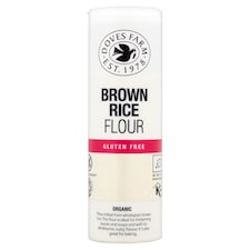 DOVES FARM ORG GLTN/FR BRWN RCE FLOUR 120G