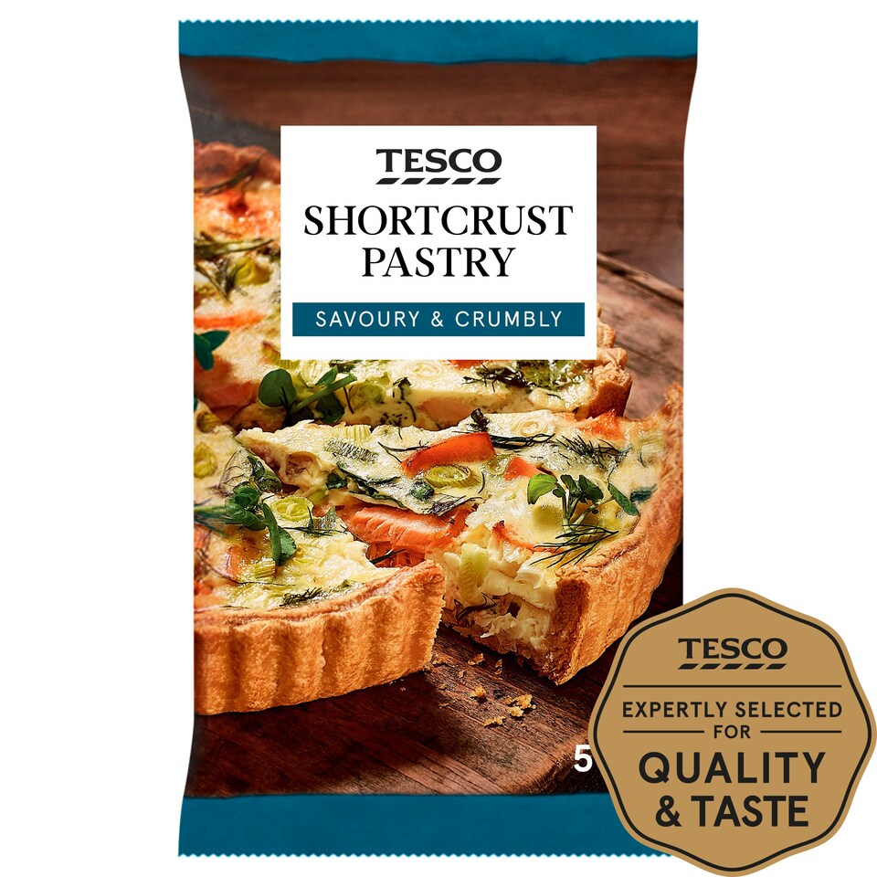 Tesco Shortcrust Pastry 500G Tesco Groceries