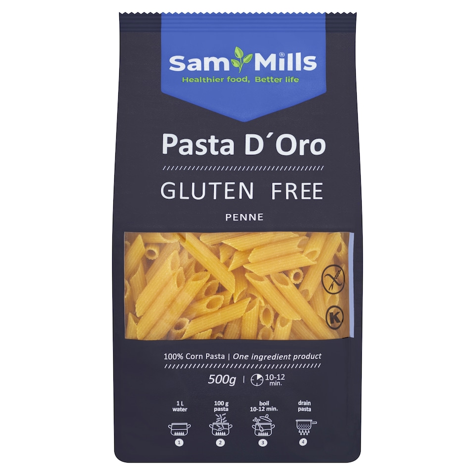 Sam Mills Penne 100% kukuričné cestoviny 500 g