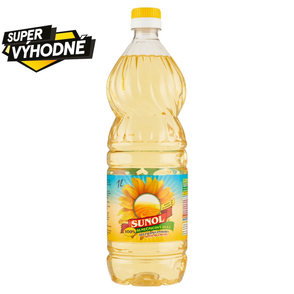 Sunol 100% slunečnicový olej 1l