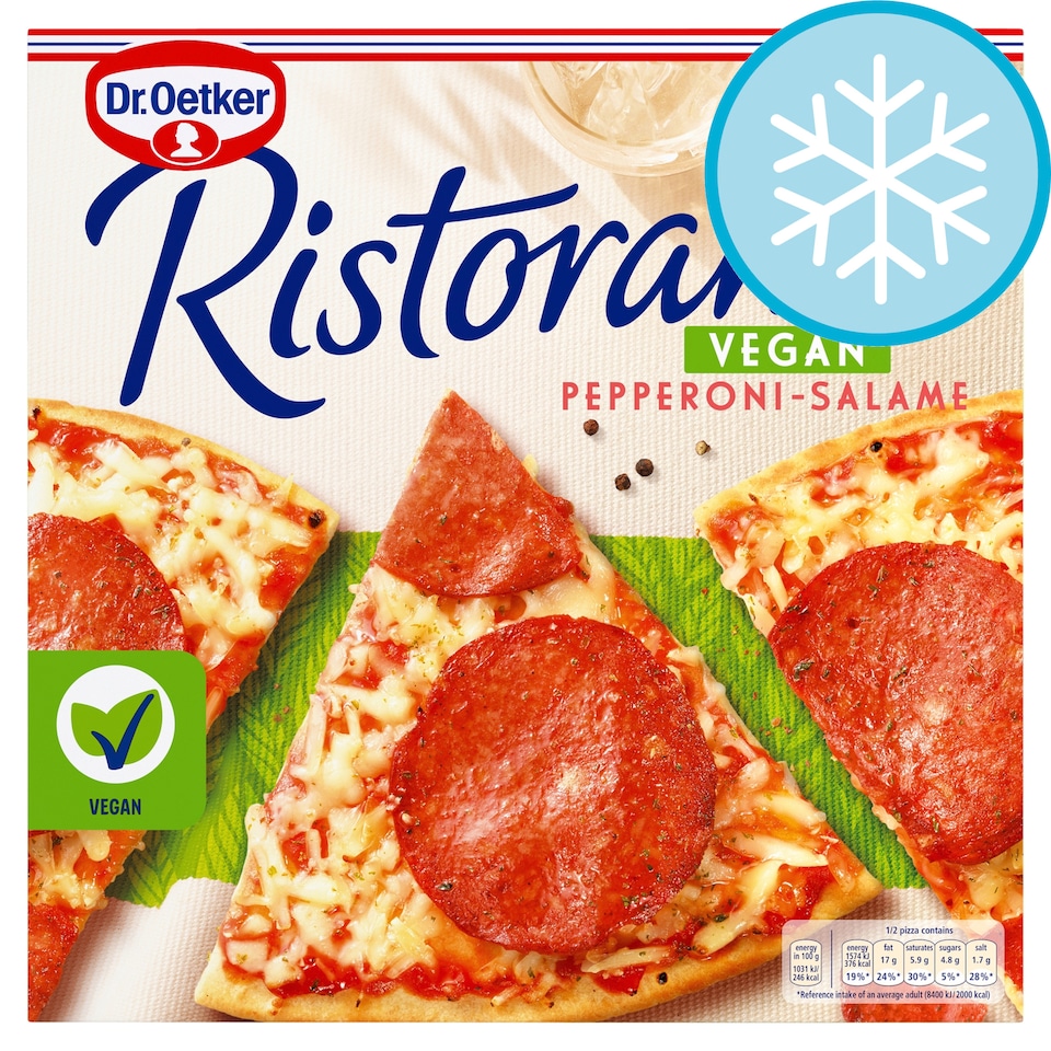 image 1 of Dr. Oetker Ristorante Vegan Pepperoni Salame Pizza 295g
