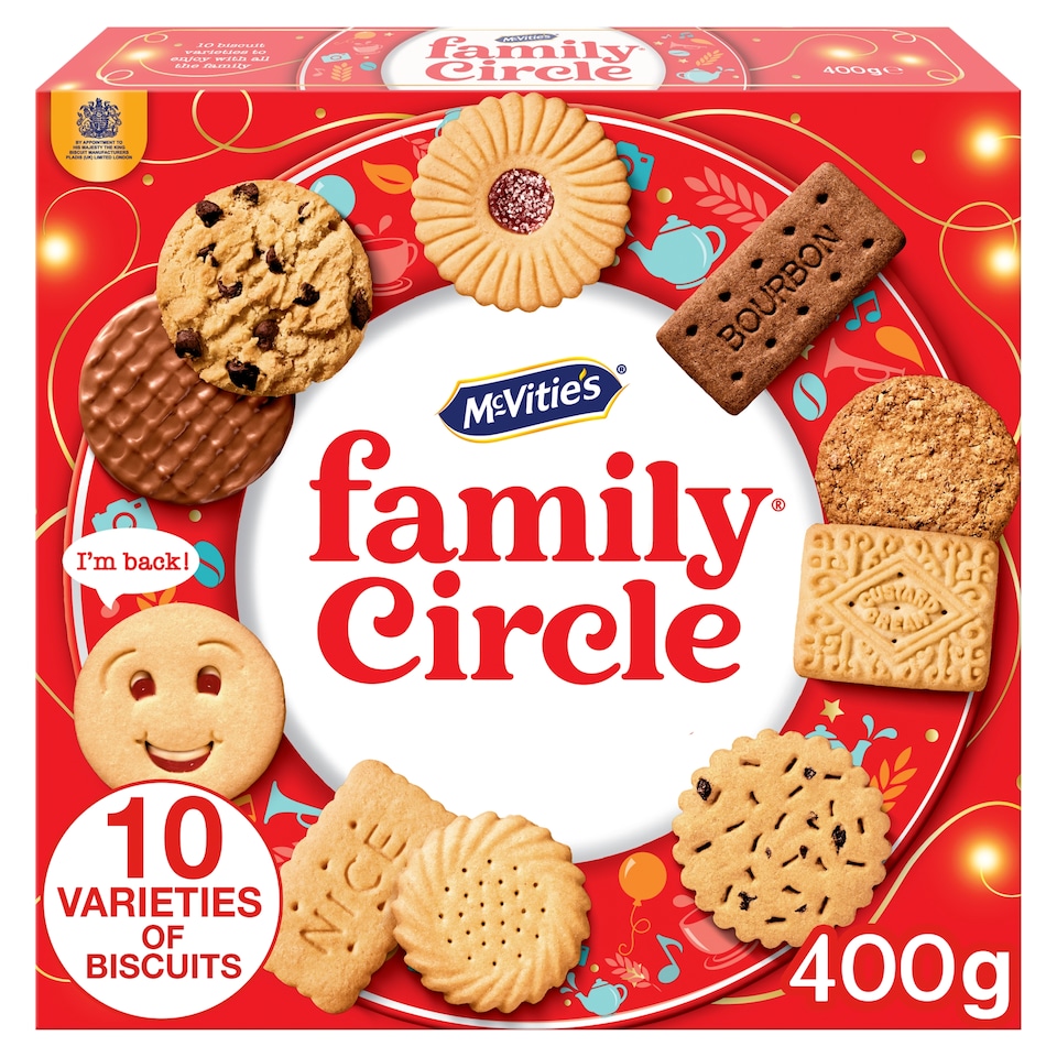 McVitie's Family Circle 10 Biscuits 400g 