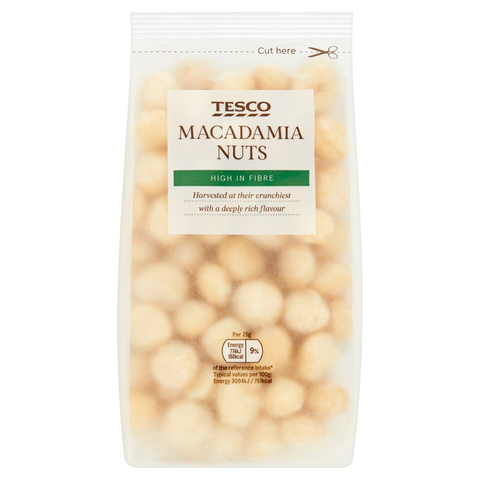 Tesco Macadamia Nuts 250G