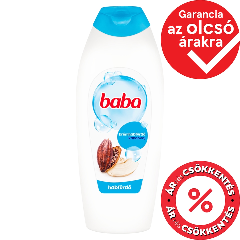 Baba kakaóvaj krémhabfürdő 750 ml