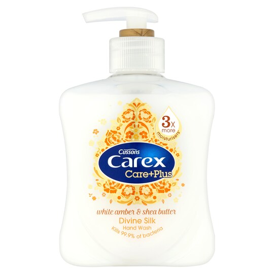 Carex Care+Plus Divine Silk Hand Wash 250Ml Tesco Groceries