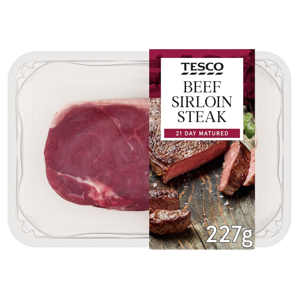 Tesco Sirloin Steak 227G