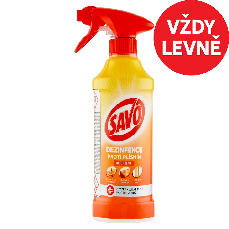 image 1 of Savo Disinfection Against Fungi Bathroom 500ml