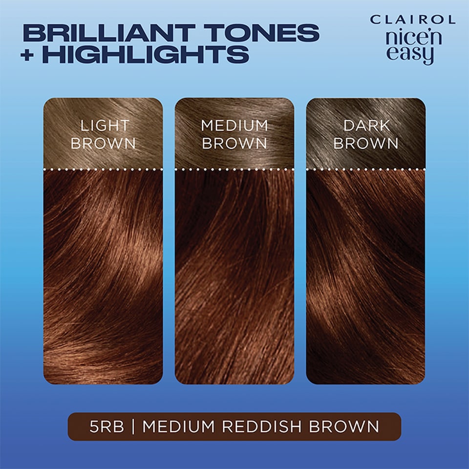 image 1 of Clairol Nice ‘N Easy Medium Reddish Brown 5Rb Hair Dye