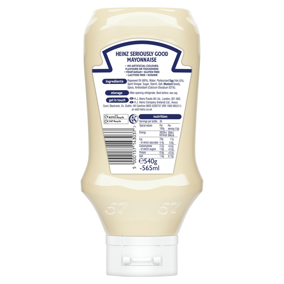 image 1 of Heinz Seriously Good Mayonnaise 540g