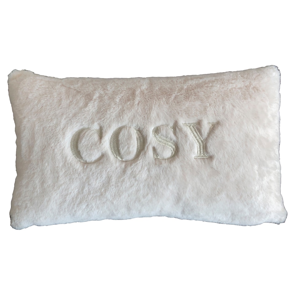 F&F Home Cosy Faux Fur Cushion
