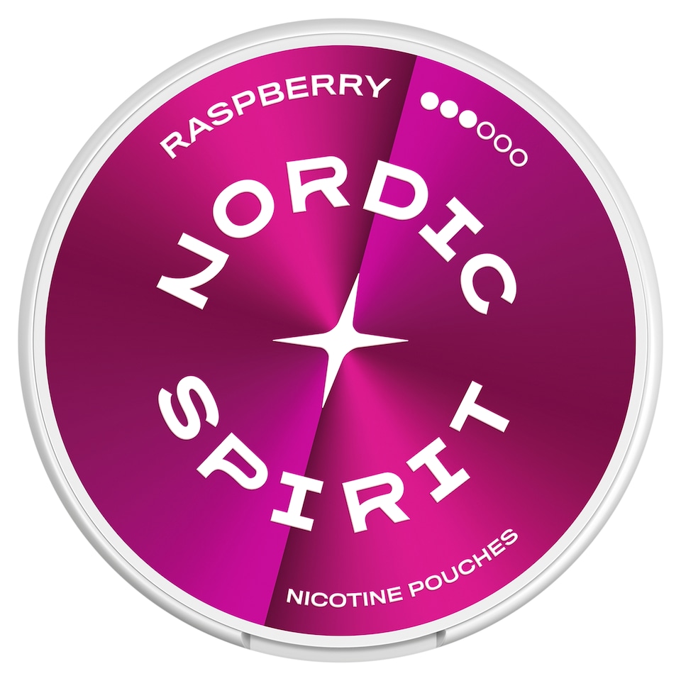 Nordic Spirit Raspberry Strong Nicotine Pouches 9mg