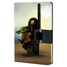 Lego Star Wars The Mandalorian Linajkový zápisník s gélovým perom Darksaber A5 192 strán