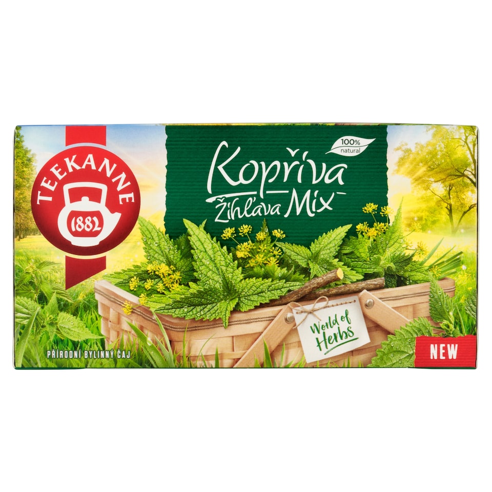 Obrázek 1 pro produkt Teekanne World of Herbs Kopřiva mix přírodní bylinný čaj 20 x 1,5g (30g)