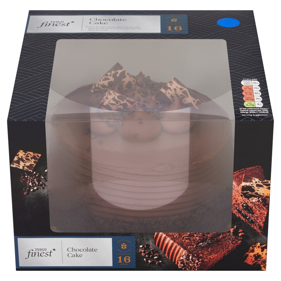 Tesco Finest Chocolate Cake 16 Servings