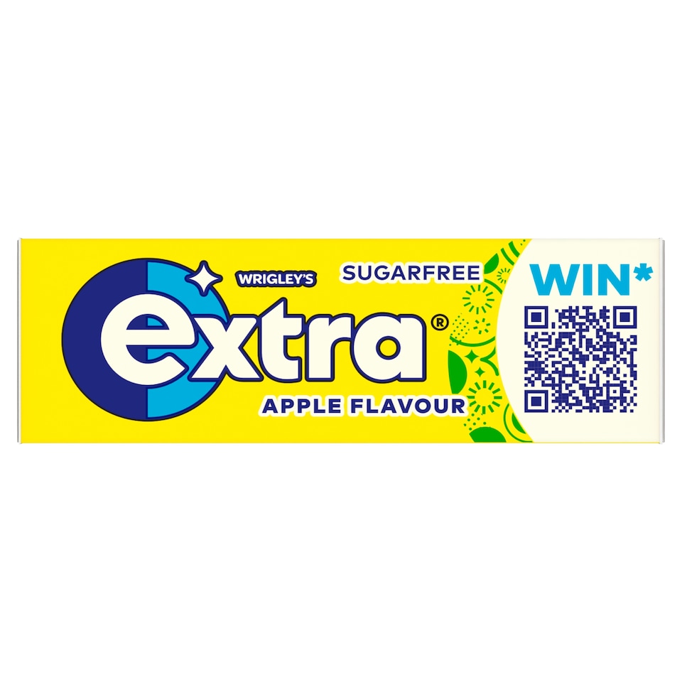 Extra Apple Flavour Sugarfree Chewing Gum 10 Pieces