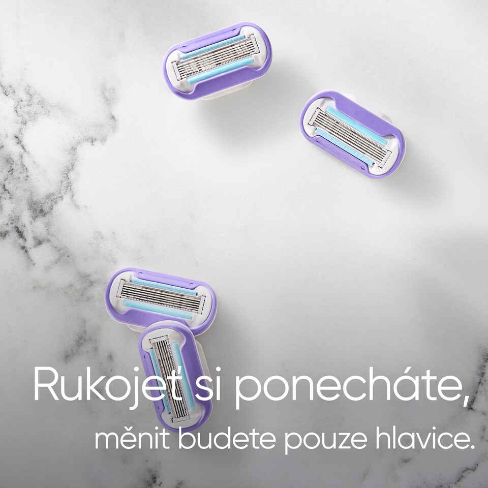 Obrázek 1 pro produkt Venus Deluxe Smooth Swirl Hlavice Holicího Strojku x4