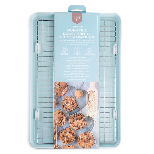 Core Kitchen Baking Sheet & Cooling Rack Set Tesco Groceries