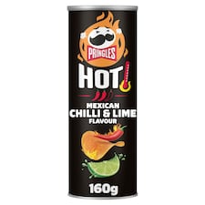 Pringles Hot Mexican Chilli & Lime Flavour Crisps 160g