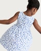image 1 of F&F Girls 3-Pack Pure Cotton Sleeveless Dresses in Multi Blue