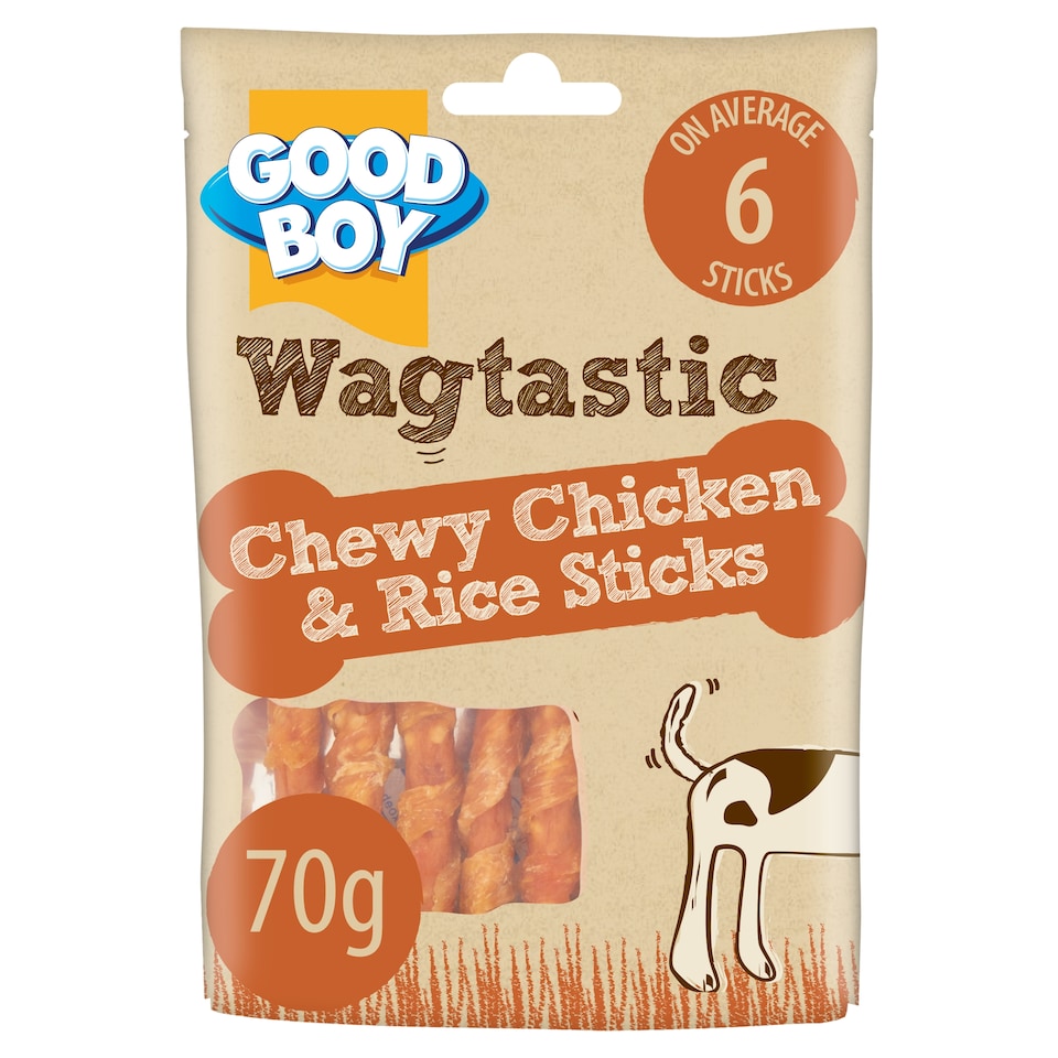 image 1 of Good Boy Chicken & Rice Sticks Dog Treats 70G