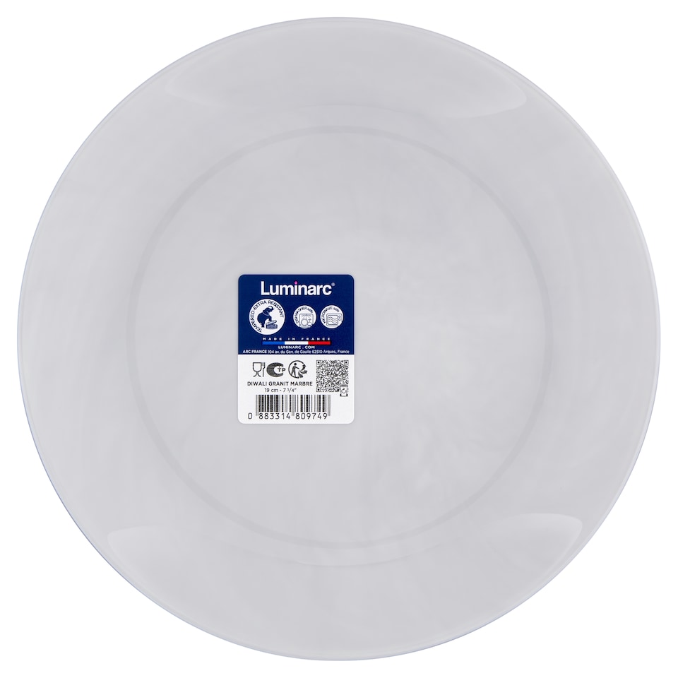 Luminarc Diwali Marble fehér tányér 19 cm