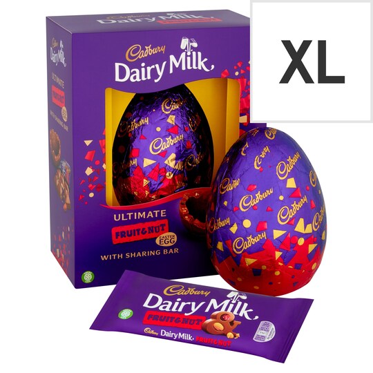 Cadbury Dairy Milk Fruit And Nut Egg Tesco Groceries