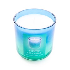 Candlelight Blue/Green Lightup Candle 390G