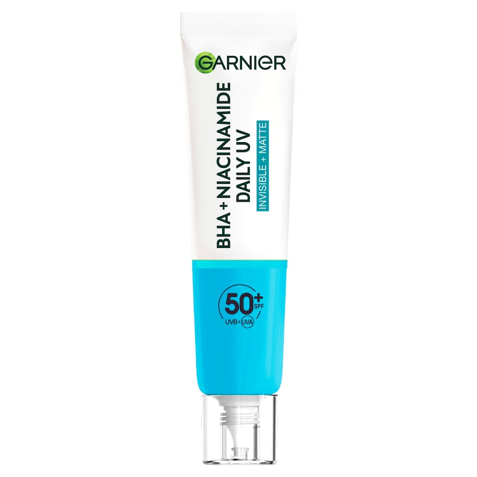 image 1 of Garnier BHA + Niacinamide Daily UV Fluid SPF50+ 40ml