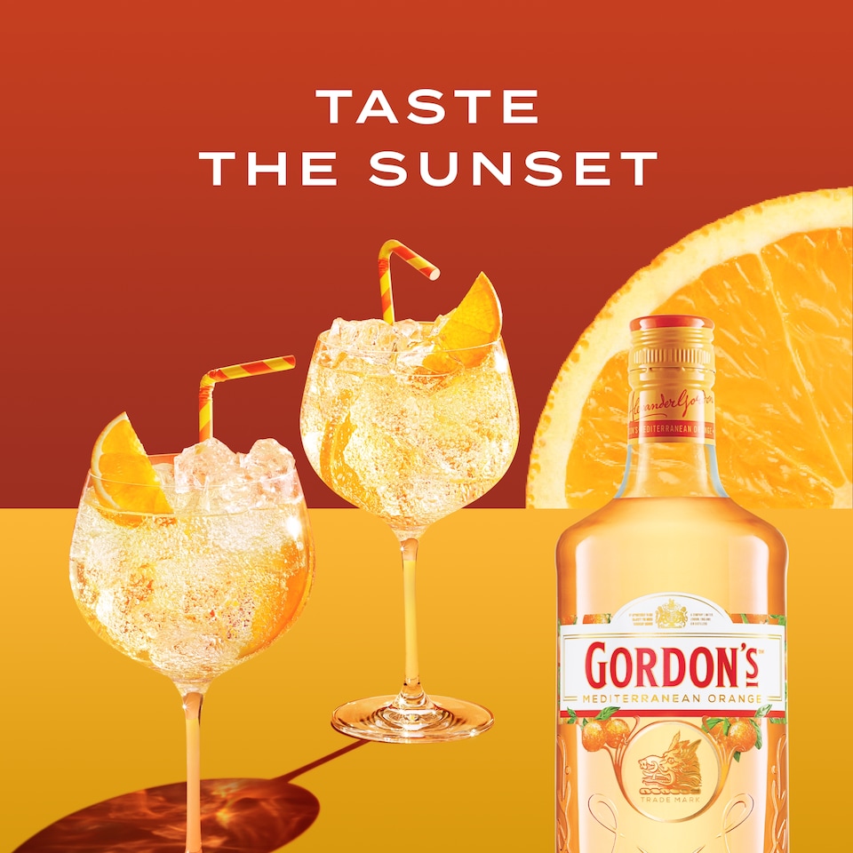 image 1 of Gordon's Mediterranean Orange Gin Bottle 37.5% Vol 70Cl 