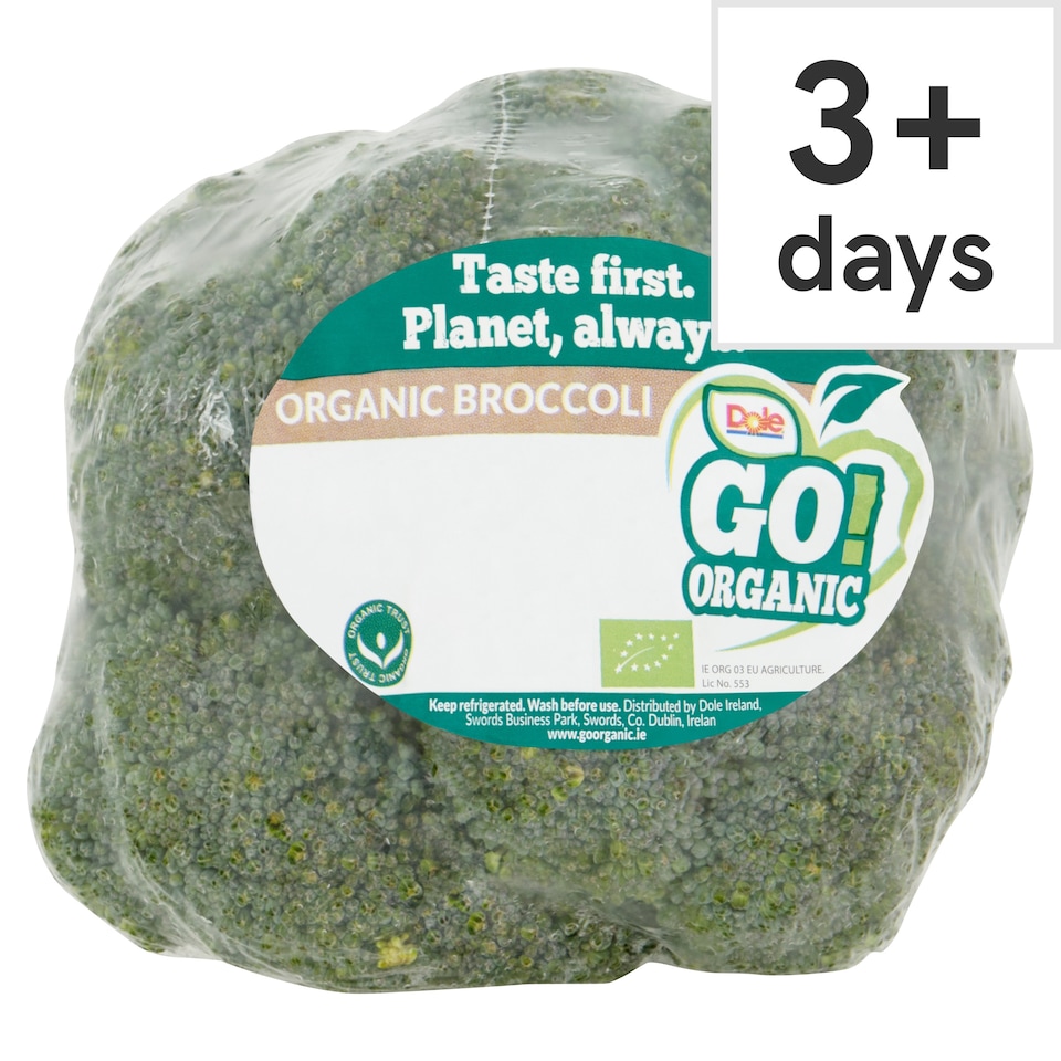 Dole Go Organic Broccoli 400g