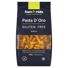 Sam Mills Pasta D'Oro Fusilli 100% kukuričné cestoviny sušené bez gluténu 500 g