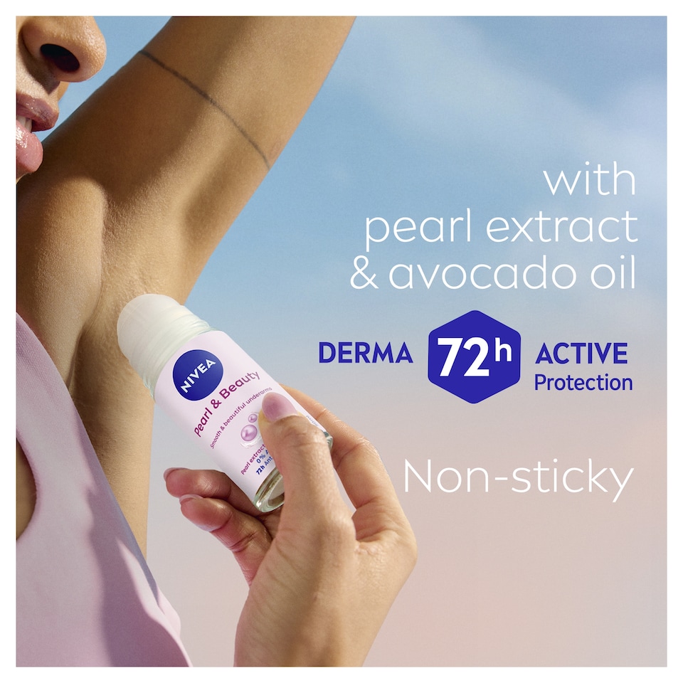 image 1 of NIVEA Pearl & Beauty Anti-Perspirant Deodorant Roll-On 50ml